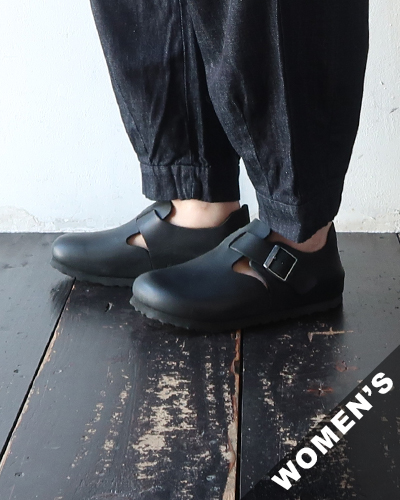 BIRKENSTOCK - London Oiled Leather - BLACK - WOMEN'S ビルケンシュトック ロンドン