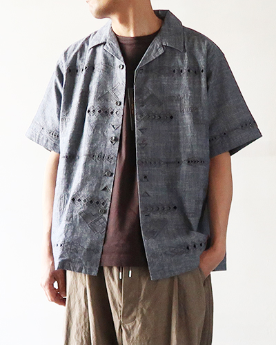 PENDLETON - Cut Work Open Collar S/S Shirt ペンドルトン オープンカラーショートスリーブシャツ メール便可