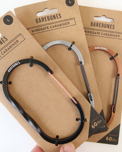 BAREBONES - Wiregate Carabiner LARGE ベアボーンズ ワイヤーゲートカラビナL