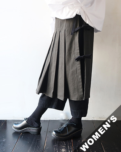 HAVERSACK ハバーサック 5ozシャンブレーフリルブラウス