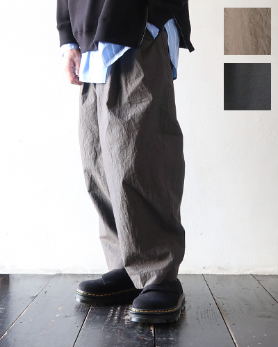 HAVERSACK ハバーサック タイプライターツープリーツワイドイージーパンツ MEN'S