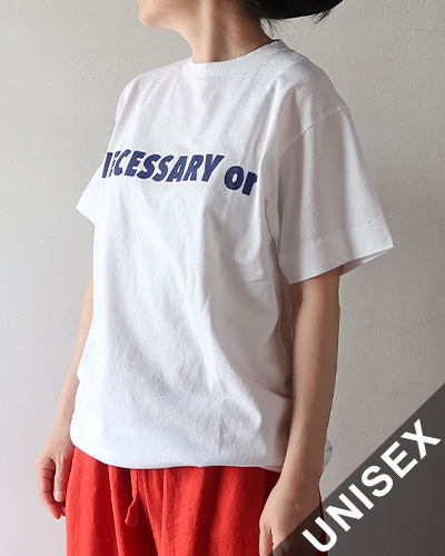 Necessary or Unnecessary - NOUN TEE ネセサリーオアアンネセサリー Tシャツ メール便可