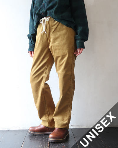 Necessary or Unnecessary - PAINTER SPINDLE CORDUROY - CAMEL ネセサリーオアアンネセサリー ペインターパンツ