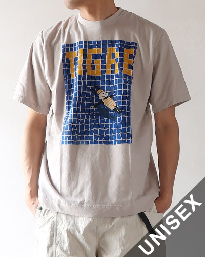 TIGRE BROCANTE ティグルブロカンテ プールナッティー 半袖 Tシャツ LIGHT GRAY メール便可