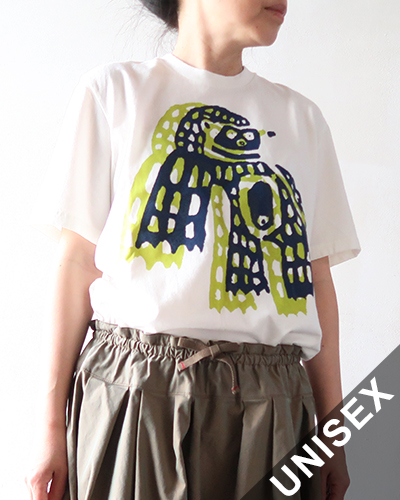 TIGRE BROCANTE ティグルブロカンテ Gorilla 半袖Tシャツ WHITE メール便可