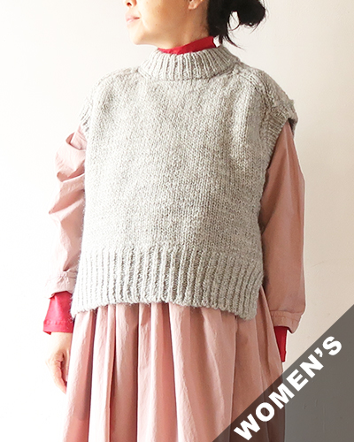 comm.arch. - Hand Framed Chunky Mock Vest コムアーチ ハンド