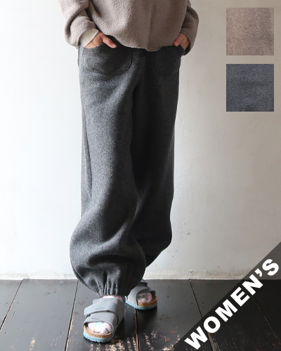 comm.arch. - Spondish Wool Double Knitted Pants スポンディッシュウール ニットパンツ