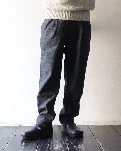 comm.arch. - Felted Lamb's Easy Trousers コムアーチ フェルト ラム イージートラウザー