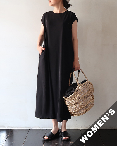 evam eva - cut&sew sleeveless one-piece エヴァムエヴァ カットソースリーブレスワンピース