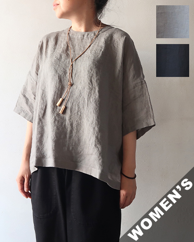 evam eva リネンプルオーバー evam eva - linen pullover エヴァムエヴァ リネンプルオーバー