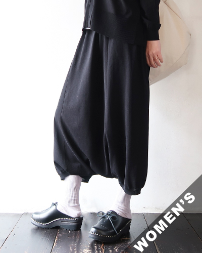 evam eva - cotton sarrouel pants - 98 SUMI エヴァムエヴァ コットン サルエルパンツ
