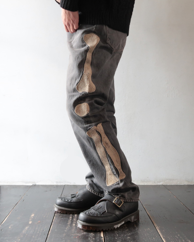 KAPITAL キャピタル 14ozブラックデニム メキシカンタキシード 5P OKAGILLY 