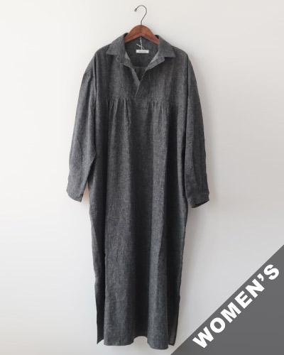 Honnete - Gathered Long Shirt オネット ギャザーロングシャツ
