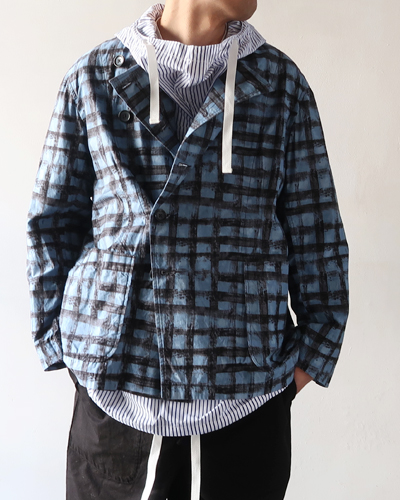AiE - DBB Jacket - Windowpane Print エーアイイー ジャケット