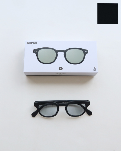 IZIPIZI - SUN LIGHT COLOR #C  (Black-Light Smoke Lenses) イジピジ サンライトカラー#C(ブラック)