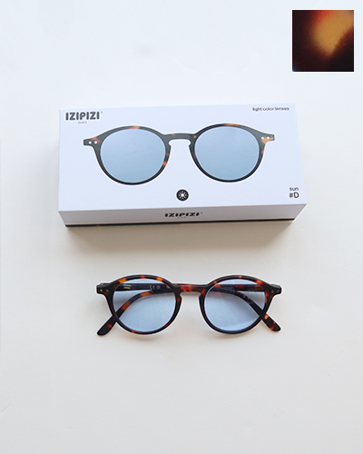 IZIPIZI - SUN LIGHT COLOR #D (Tortoise-Light Blue Lenses) イジピジ サンライトカラー #D(トータス)