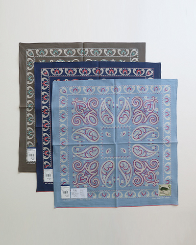 KAPITAL キャピタル fastcolor セルビッチバンダナ (アントラーナジャ