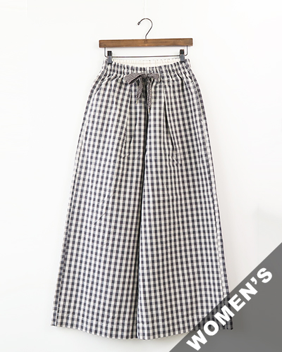 KAPITAL キャピタル OXギンガム ルードバギーパンツ BLACK