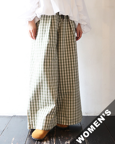 KAPITAL キャピタル OXギンガム ルードバギーパンツ KHAKI