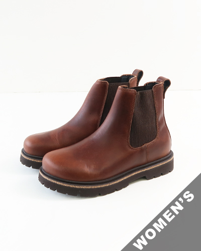 BIRKENSTOCK - Highwood Slip On Natural Leather - CHOCOLATE - WOMEN'S ビルケンシュトック ハイウッド スリッポン