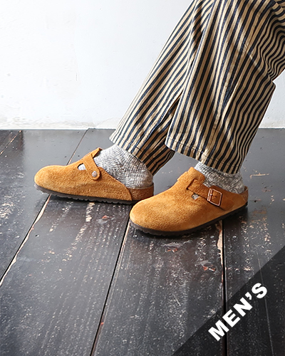 BIRKENSTOCK - Boston Suede Leather - MINK - MEN'S ビルケンシュトック ボストン