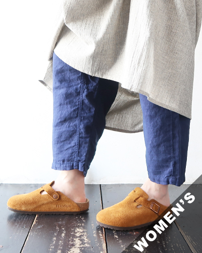BIRKENSTOCK - Boston Suede Leather - MINK - WOMEN'S ビルケンシュトック ボストン