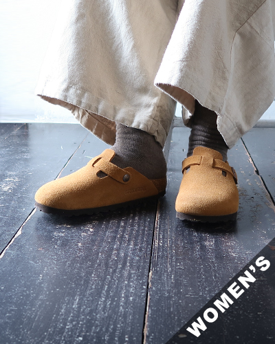 BIRKENSTOCK - Boston Suede Leather - MINK - WOMEN'S ビルケンシュトック ボストン