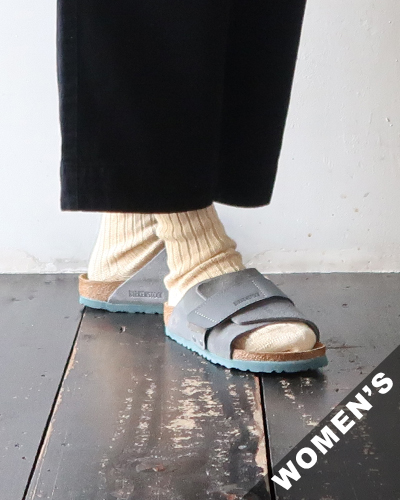 BIRKENSTOCK - Kyoto Nubuck/Suede Leather - BASALT GRAY - WOMEN'S ビルケンシュトック キョウト