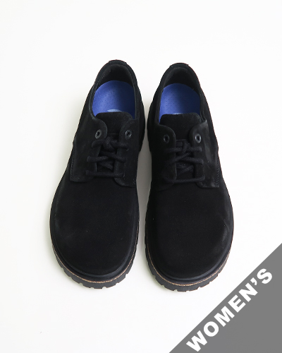 BIRKENSTOCK - Highwood Lace Low Suede Leather - BLACK - WOMEN'S ビルケンシュトック ハイウッド レース ロウ