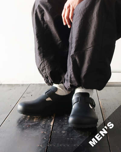 BIRKENSTOCK - London Oiled Leather - BLACK - MEN'S