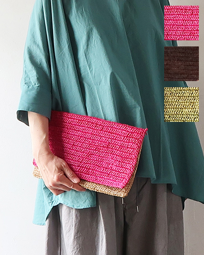 Le Voyage en Panier - POCHETTE RABAT - 2TONE ルボォヤージュエンパニーヤ クラッチバッグ メール便可