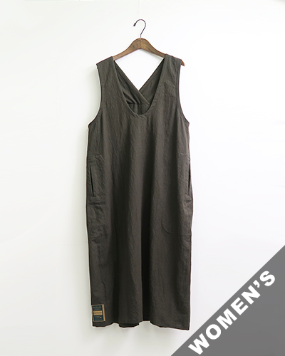 Handwerker - HW pull-on dress - KHAKI ハンドベーカー プルオン ドレス
