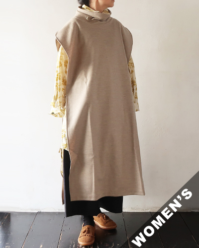 HAVERSACK ハバーサック ウールボイルドニットタートルネックベスト