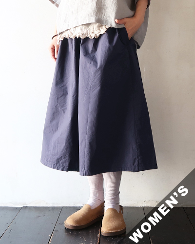 homspun ホームスパン タイプライター ギャザーキュロットパンツ