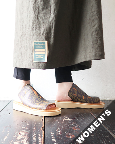 YARN&COPPER×Portaille ヤーンアンドコッパー レザーサンダル