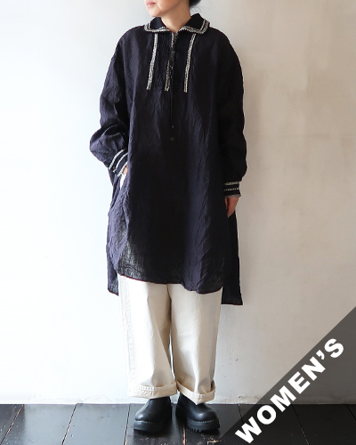 GUPTIHA - 60's Linen_Dress グプティハ 60's リネン ドレス