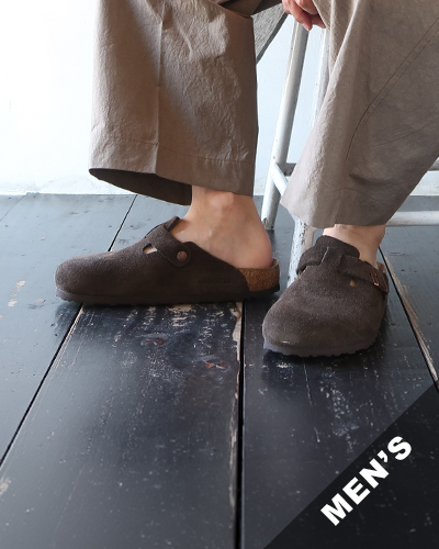 BIRKENSTOCK - Boston Suede Leather - MOCCA - MEN'S ビルケンシュトック ボストン