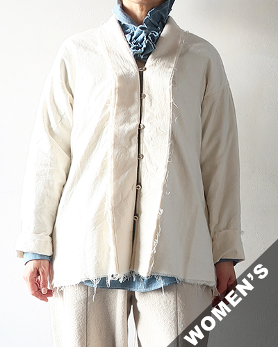GUPTIHA - Sobakasu Khadi Jacket - NATURAL グプティハ ソバカスカディ ジャケット