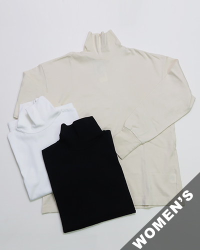 homspun ホームスパン 40/2 天竺 タートルプルオーバー メール便可