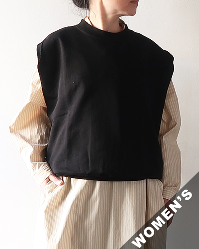 homspun ホームスパン コンパクト裏毛 ベスト メール便可