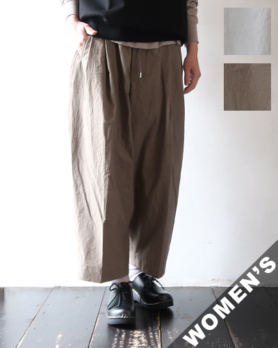 HAVERSACK ハバーサック タイプライター ツープリーツ ワイド イージーパンツ WOMEN'S