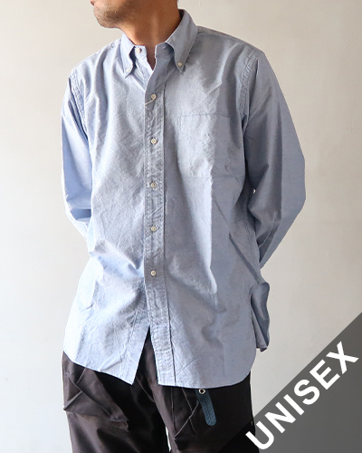 Necessary or Unnecessary - PREMIUM BD SHIRTS - BLUE ネセサリーオアアンネセサリー シャツ