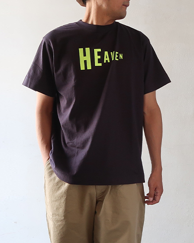 Necessary or Unnecessary - HEAVEN TEE - BLACK ネセサリーオアアンネセサリー Tシャツ メール便可