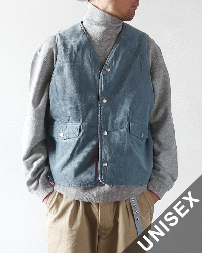Necessary or Unnecessary - CORDUROY VEST ネセサリーオアアンネセサリー コーデュロイ ベスト