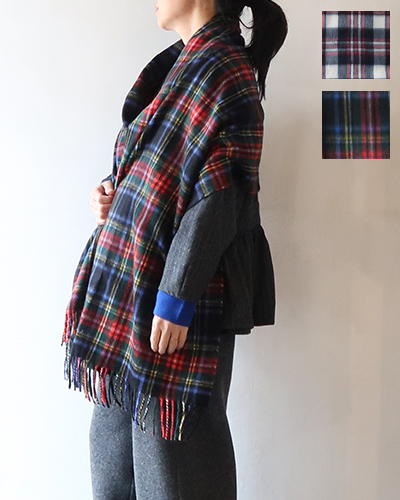 HILL TOP -TARTAN STOLE ヒルトップ タータンストール