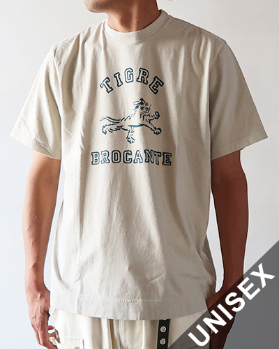 TIGRE BROCANTE ティグルブロカンテ TIGRE ロゴ半袖Tシャツ メール便可