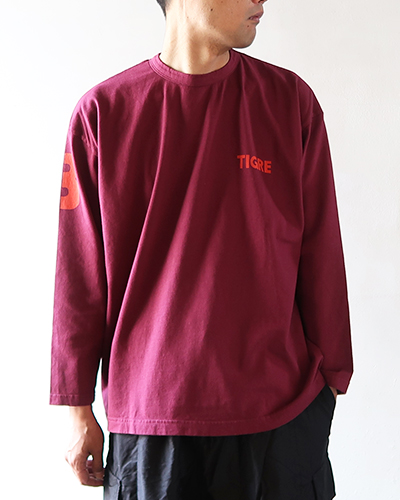 TIGRE BROCANTE ティグルブロカンテ Number8 ベニスビーチ長袖Tシャツ メール便可