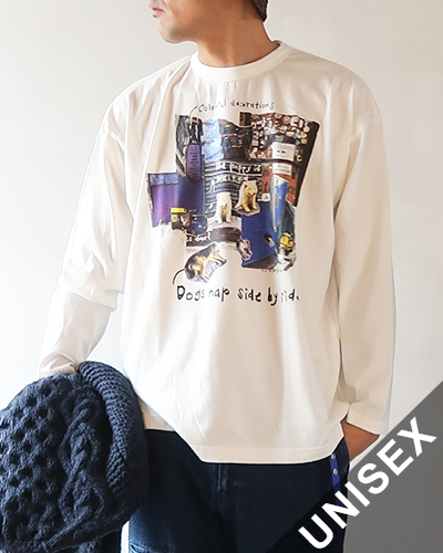 TIGRE BROCANTE ティグルブロカンテ Nepal memoryベニスビーチ長袖Tシャツ メール便可