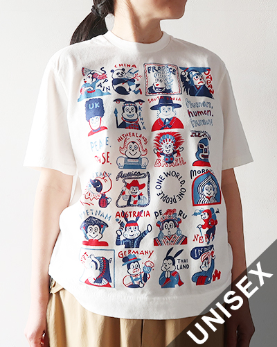 TIGRE BROCANTE ティグルブロカンテ ONE WORLD 半袖 Tシャツ メール便可