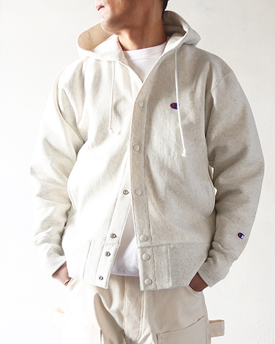Champion - REVERSE WEAVE SNAP HOODED SWEAT SHIRT  チャンピオン リバースウィーブ スナップフーデッド スウェットシャツ